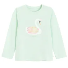 Cool Club, Bluza cu maneca lunga pentru fete, menta verde