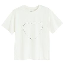 Cool Club, Bluza cu maneca scurta pentru fete, alb