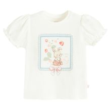 Cool Club, Bluza cu maneca scurta pentru fete, alb