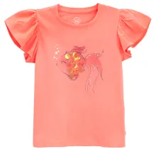 Cool Club, Bluza cu maneca scurta pentru fete, portocaliu
