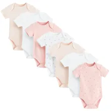 Cool Club, Body cu maneca scurta pentru fete, mix, set, 7 buc.