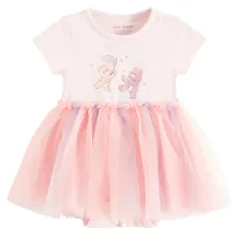 Cool Club, Body-rochie cu maneca scurta pentru fete, roz, imprimeu Care Bears