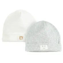 Cool Club, Caciula pentru bebelusi, din tricot striat, mix, set, 2 buc.