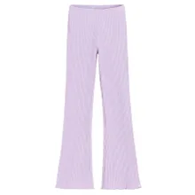 Cool Club, Colanti pentru fete, evazati, din tricot striat, violet