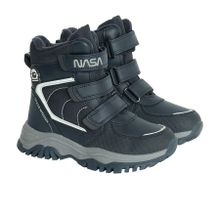 Cool Club, Ghete de iarna pentru baieti, calduroase, albastru, imprimeu NASA