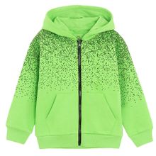 Cool Club, Hanorac cu gluga pentru baieti, cu fermoar, verde