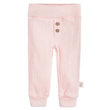 Cool Club, Pantaloni cu botosei pentru fete, bumbac organic, roz