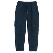 Cool Club, Pantaloni din material textil pentru baieti, jogger, bleumarin