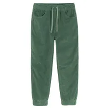 Cool Club, Pantaloni din material textil pentru baieti, jogger, reiata, verde