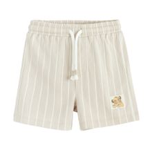 Cool Club, Pantaloni scurti pentru baieti, bej, imprimeu Lion King