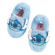 Cool Club, Papuci de casa pentru fete, albastru, imprimeu Lilo si Stitch