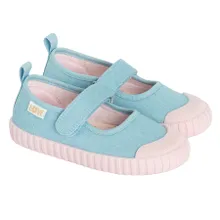 Cool Club, Papuci de casa pentru fete, albastru, talpa Barefoot