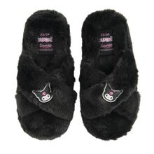 Cool Club, Papuci de casa pentru fete, negru, imprimeu Kuromi