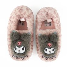 Cool Club, Papuci de casa pentru fete, violet, imprimeu Kuromi