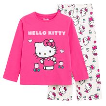 Cool Club, Pijama pentru fete, roz, imprimeu Hello Kitty