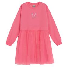 Cool Club, Rochie cu maneca lunga pentru fete, roz