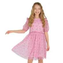 Cool Club, Rochie cu maneca scurta pentru fete, roz