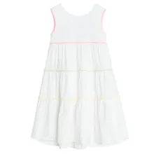 Cool Club, Rochie fara maneci pentru fete, alb