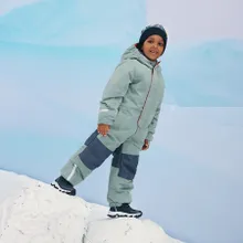 Cool Club, Salopeta cu gluga pentru baieti, calduroasa, verde