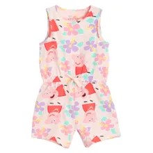 Cool Club, Salopeta rompers pentru fete, roz, imprimeu Peppa Pig