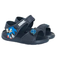 Cool Club, Sandale pentru baieti, bleumarin, imprimeu Sonic the Hedgehog