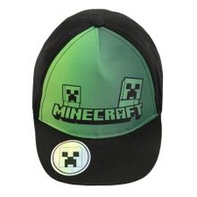 Cool Club, Sapca pentru baieti, verde, imprimeu Minecraft