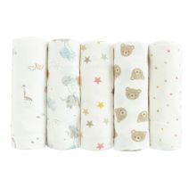 Cool Club, Scutece din tetra pentru bebelusi, 70-80cm, alb, set, 5 buc.