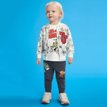 Cool Club, Set pentru baieti, Tricou, Bluza cu fermoar, Pantaloni trening, mix, imprimeu Tom & Jerry