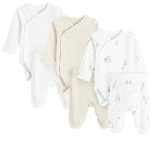 Cool Club, Set pentru bebelusi, Body cu maneca lunga, Pantaloni, mix