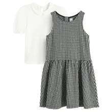 Cool Club, Set pentru fete, Bluza cu maneca scurta, Rochie fara maneci, mix