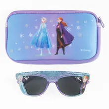 Cool Club, Set pentru fete, Ochelari de soare, Cutie de ochelari, violet, imprimeu Frozen
