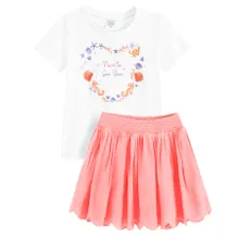 Cool Club, Set pentru fete, Tricou, Fusta, mix