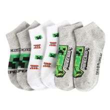 Cool Club, Sosete pentru baieti, mix, imprimeu Minecraft, set, 3 buc.