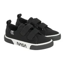 Cool Club, Tenisi pentru baieti, negru, imprimeu NASA