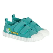 Cool Club, Tenisi pentru baieti, verde, talpa Barefoot, imprimeu Pokemon