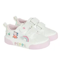 Cool Club, Tenisi pentru fete, alb, imprimeu Peppa Pig