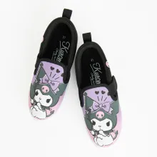 Cool Club, Tenisi tip slip on pentru fete, negru, imprimeu Kuromi