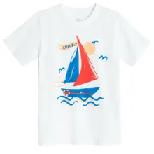 Cool Club, Tricou pentru baieti, alb