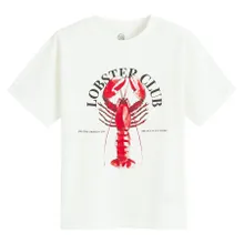 Cool Club, Tricou pentru baieti, alb