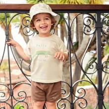 Cool Club, Tricou pentru baieti, bej deschis