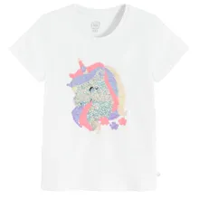 Cool Club, Tricou pentru fete, alb