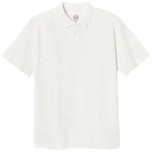 Cool Club, Tricou polo cu maneca scurta pentru baieti, oversize, ecru