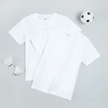 Cool Club, Tricouri albe pentru baieti, set 2 buc.