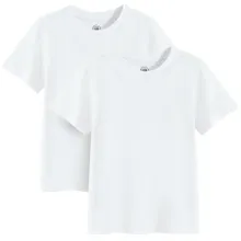 Cool Club, Tricouri albe pentru copii, set 2 buc.