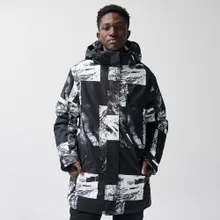 Geaca de schi impermeabila cu gluga si croiala oversize unisex NOWEAR