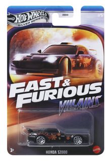 Hot Wheels, Fast & Furious, Honda S2000, masina, scara 1:64, JBY34