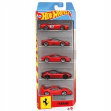 Hot Wheels, Ferrari 5-pack, set de masini, scara 1:64