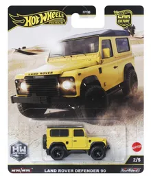 Hot Wheels, Premium, Car Culture, Land Rover Defender 90, masina, scara 1:64, JBK74