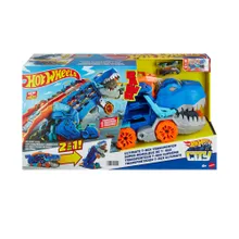 Hot Wheels, T-Rex Mega Transporter, set de joaca cu masina mare