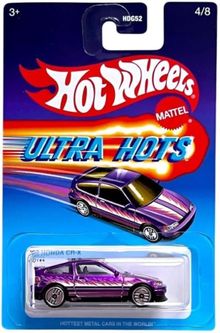 Hot Wheels, Ultra Hots, '88 Honda CR-X, masina, scara 1:64, JBY63